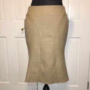 BCBG MaxAzria Wool Skirt w/ Lining